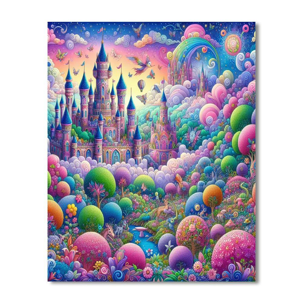 Magical Enchanted Kingdom Paint By Color