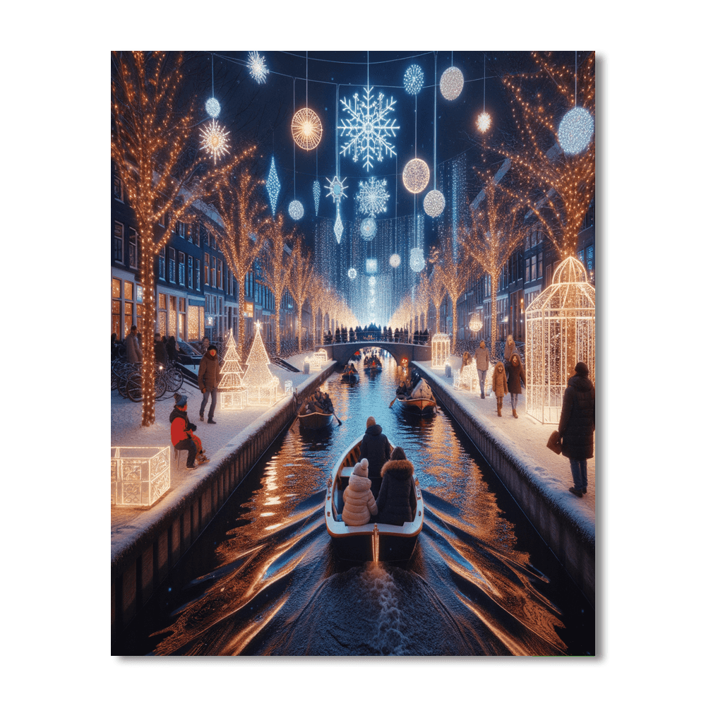 Amsterdam Light Festival Painting By Numbers Kit