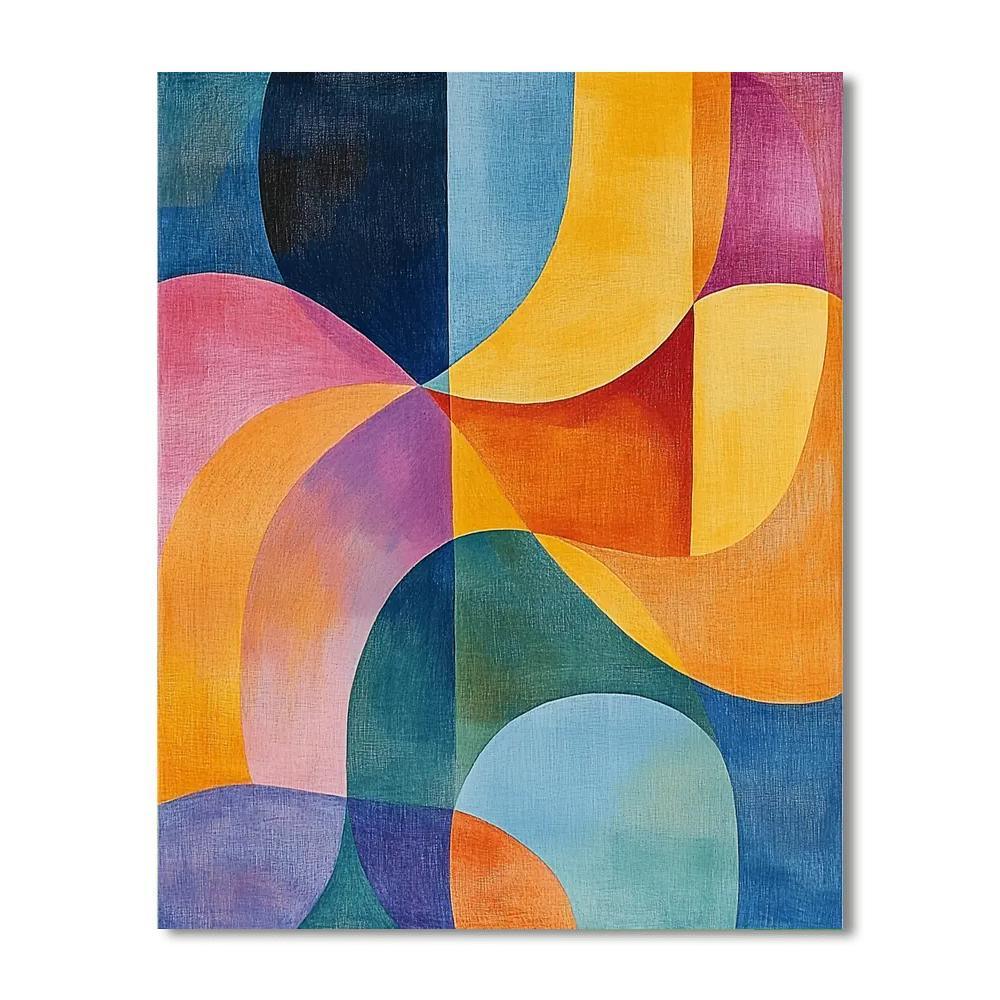 Paul Klee Inspired Melodies In Abstract  Paint By Numbers Art