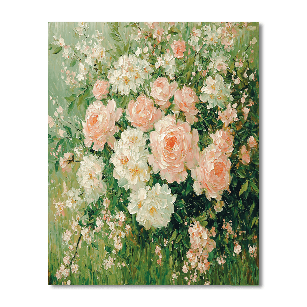 Pierre-Auguste Renoir Inspired Elegant Floral Elegance  Paint By Numbers Kits