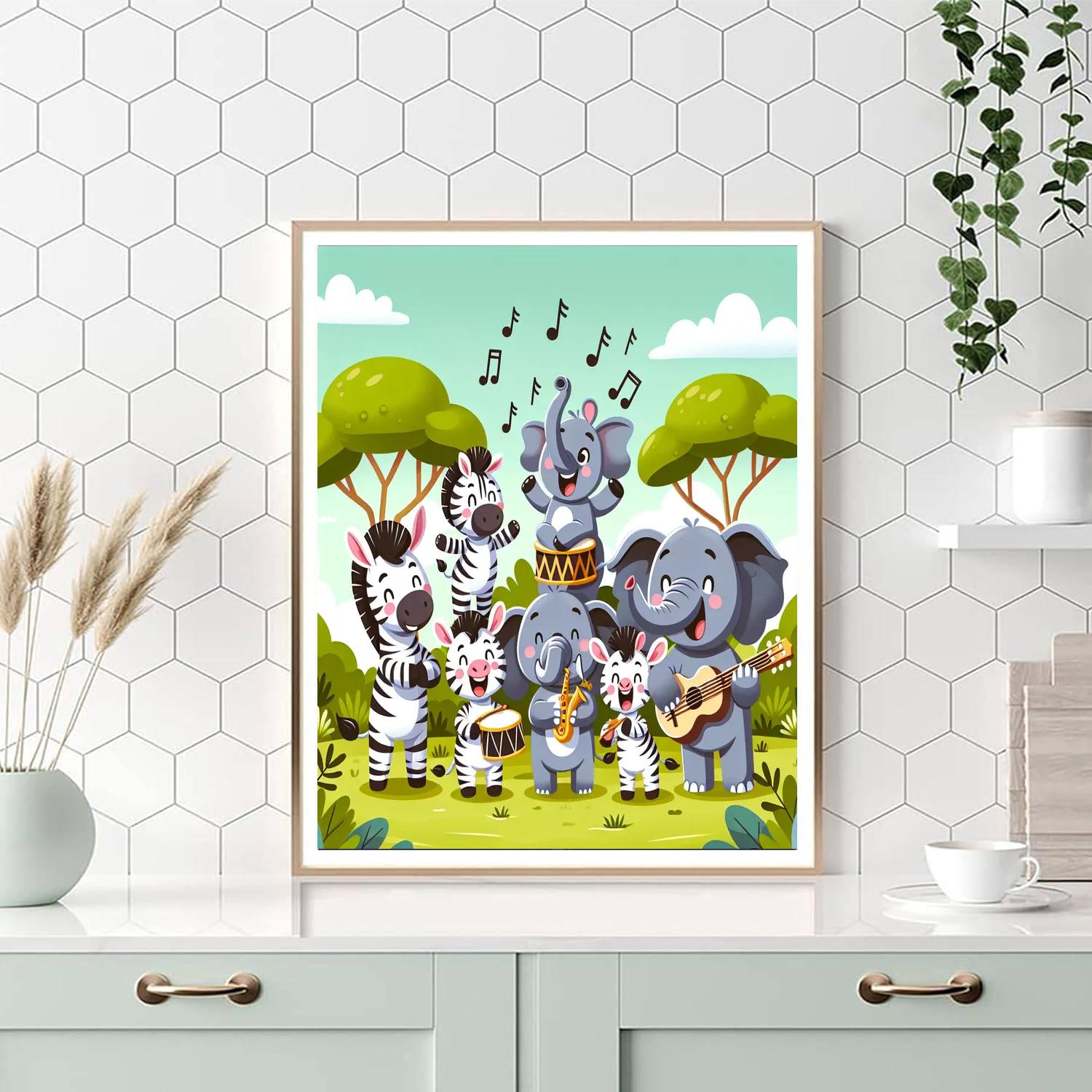 Savannah Symphony Number Painting