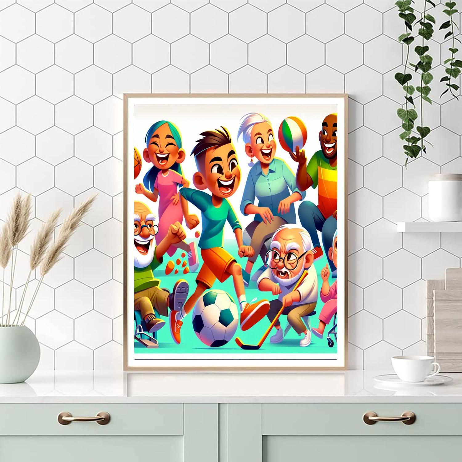 Silly Sports Fun Paint By Numbers Kits