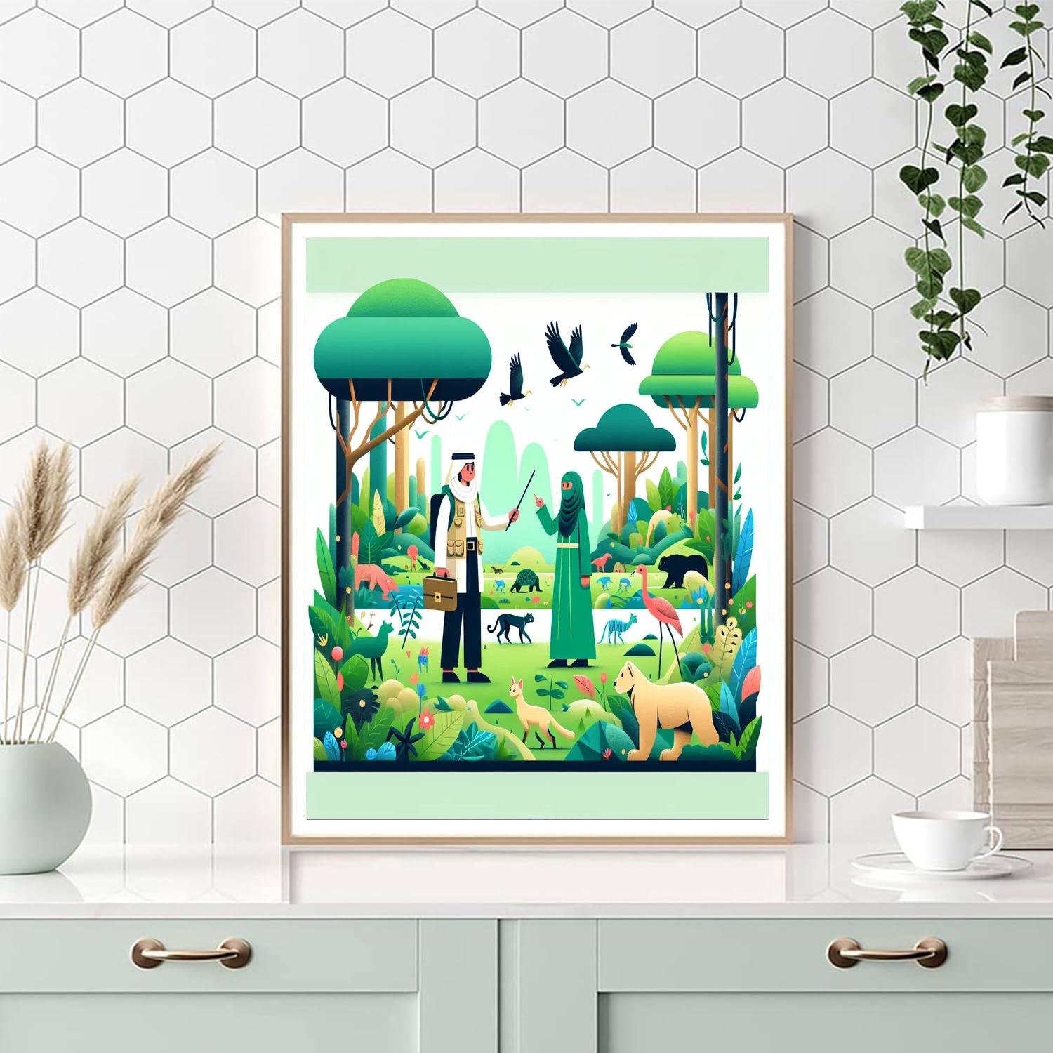 Eco-friendly Explorer Painting Number Kit