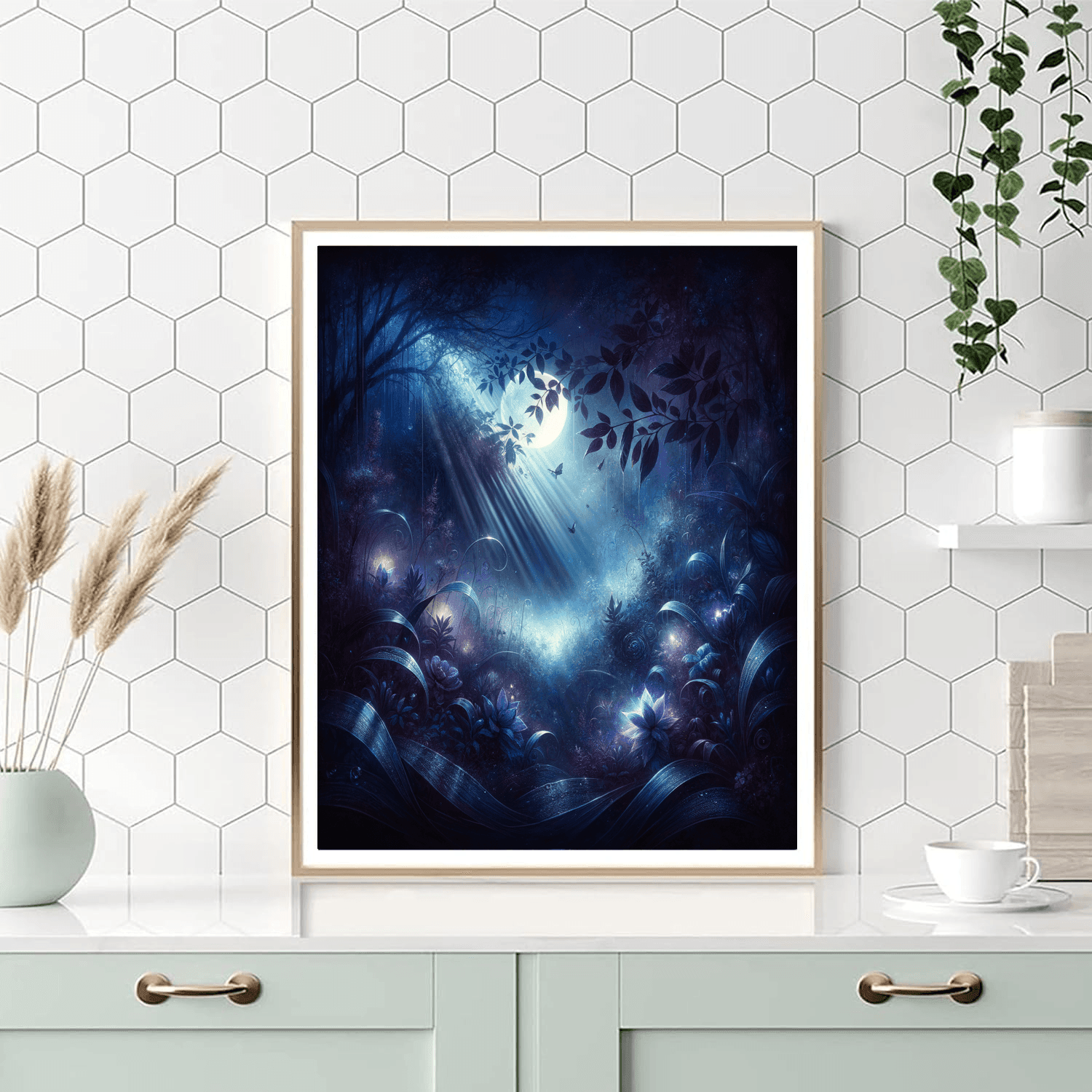 Moonlit Garden Mystery DIY Paint By Numbers