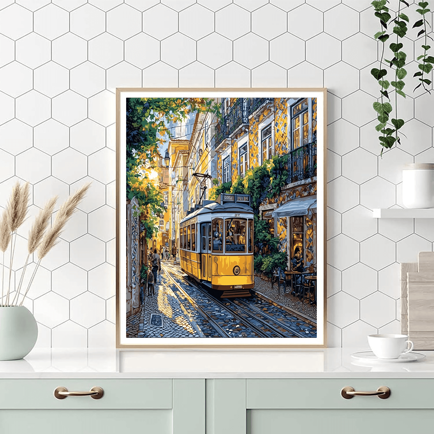 Lisbon's Tram 28 Paint By Numbers Kits