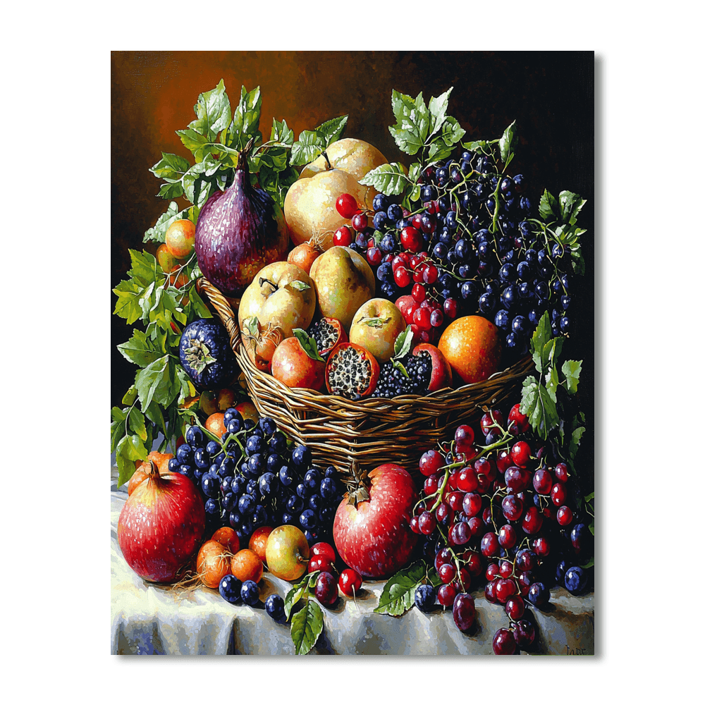 Caravaggio Inspired Harvest Feast  Painting By Numbers Kit