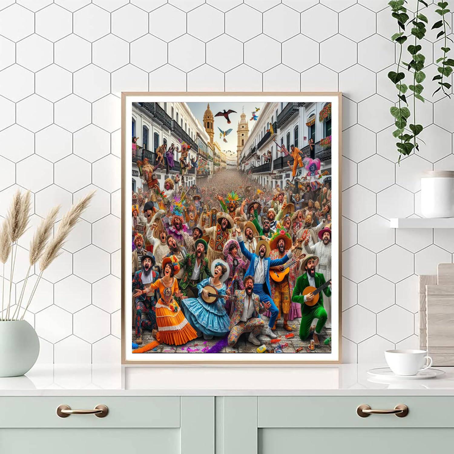 Carnaval De Cádiz - Cádiz Paint By Numbers Kits