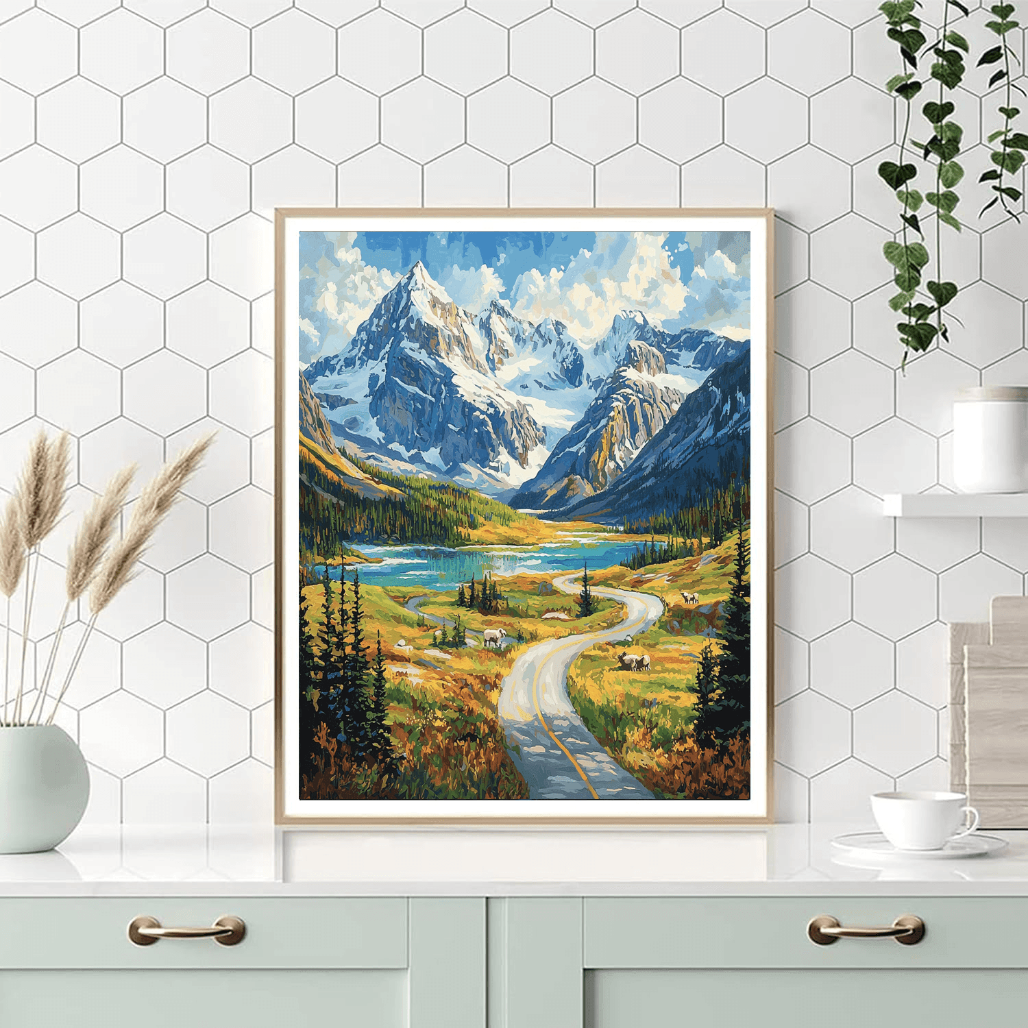 Icefields Parkway - Canada Numbered Painting Kits