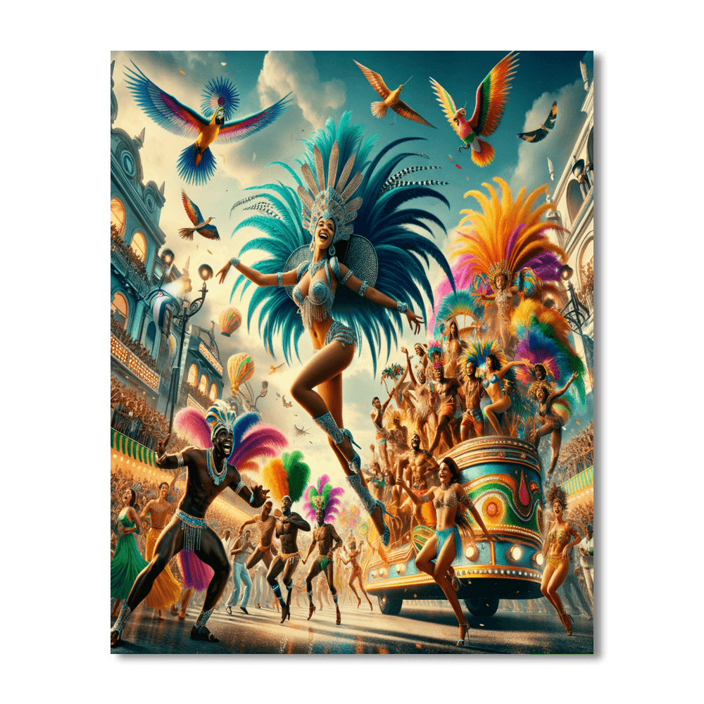 Karnaval - Brazil Paint By Color