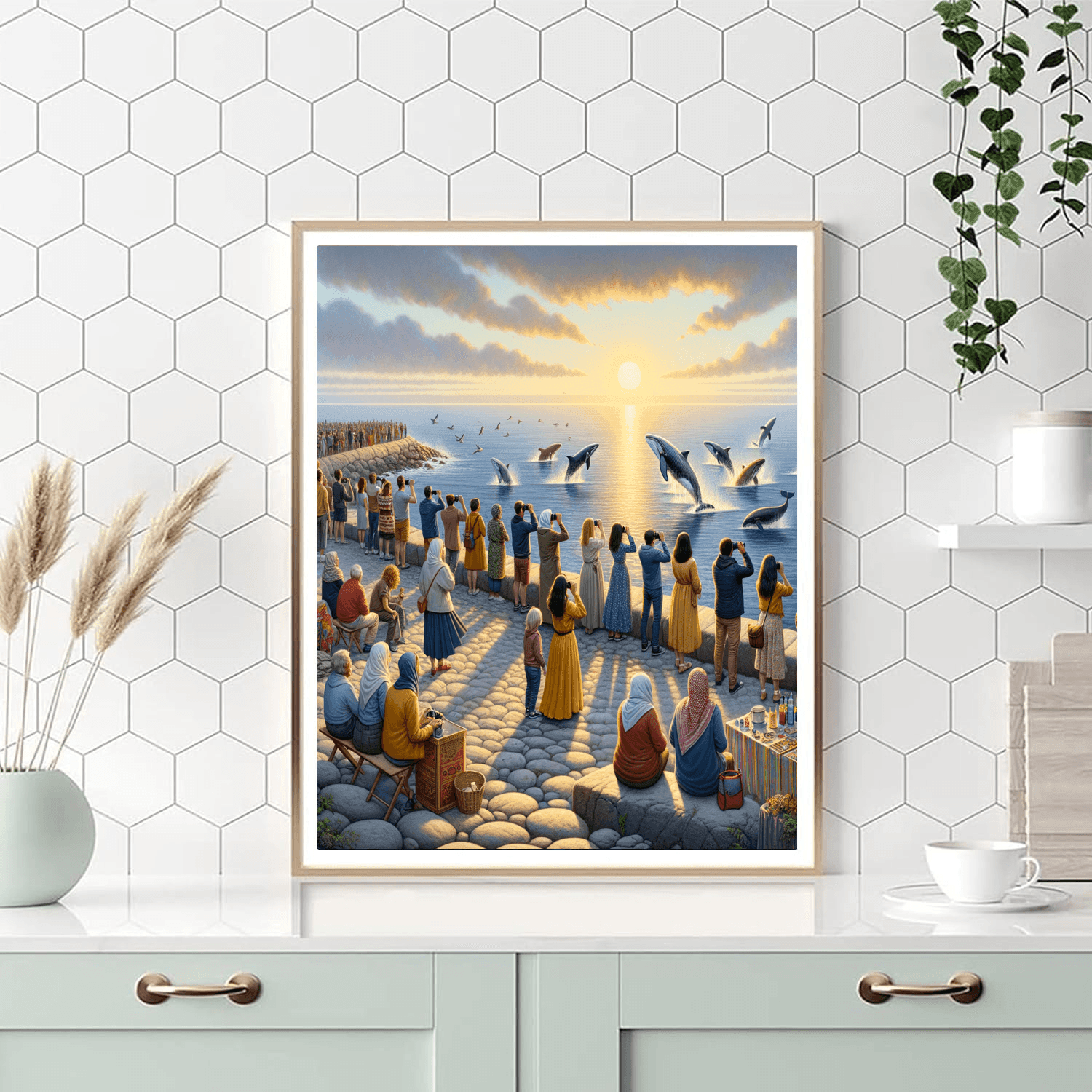 Hermanus Whale Festival - South Africa Number Painting