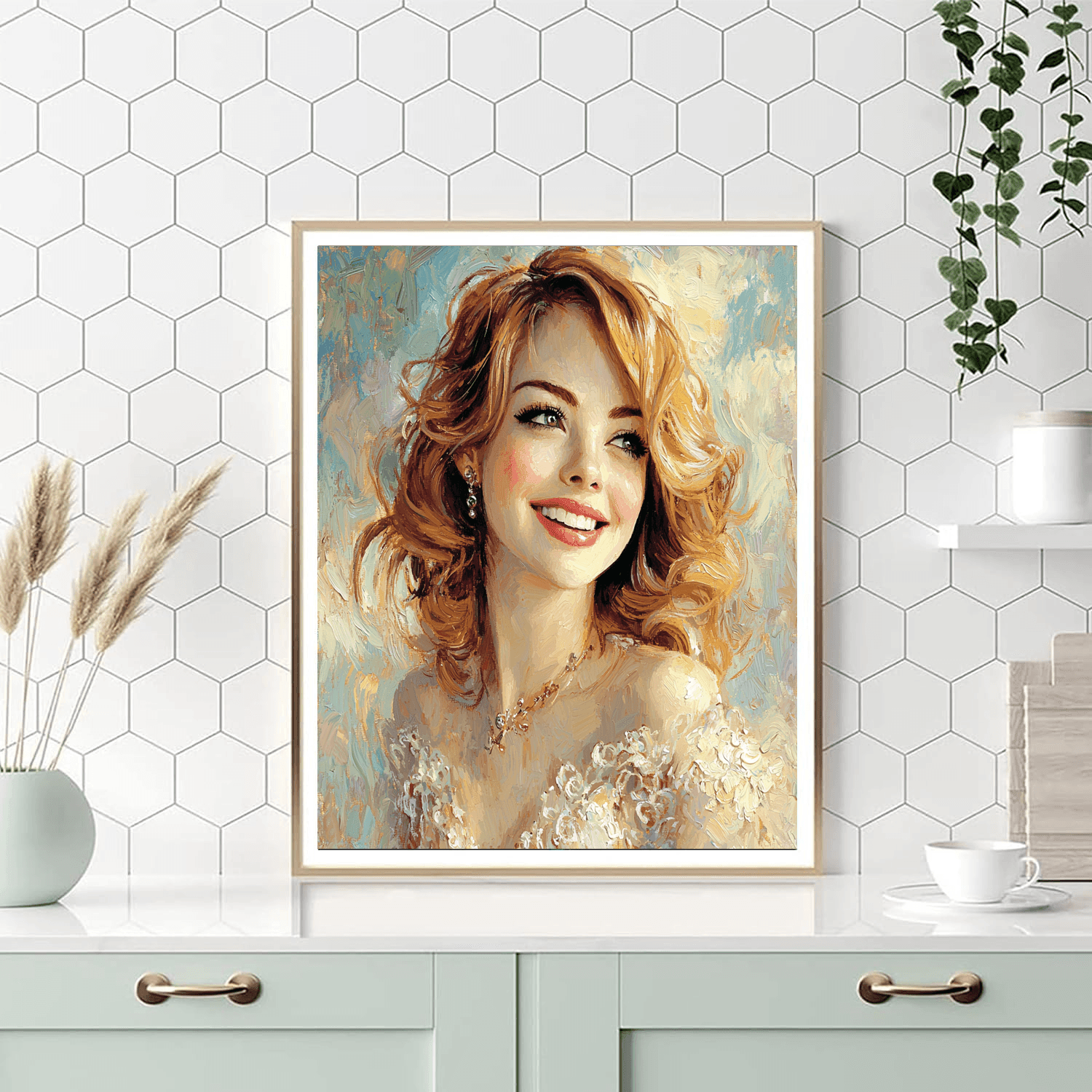 Emma Stone: A Star Rising In La La Land Paint By Numbers Art