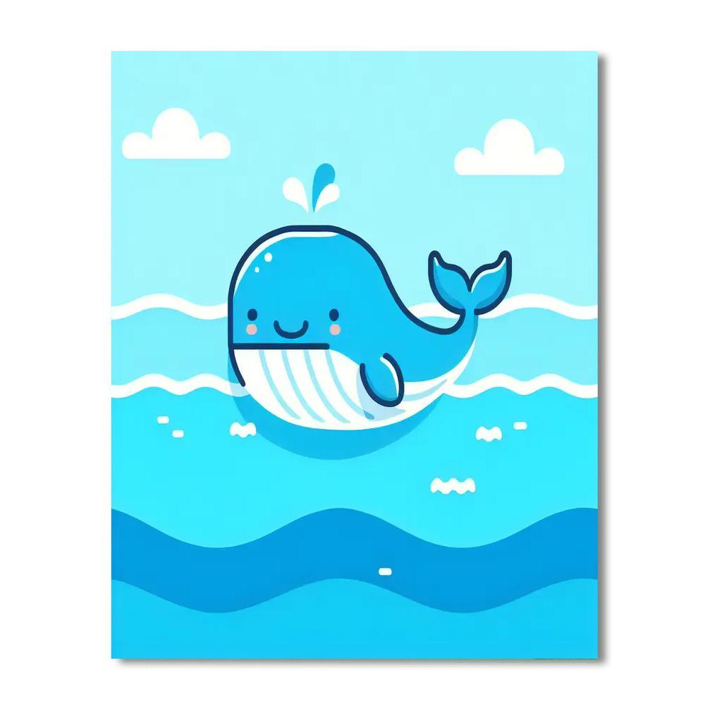 Friendly Whale's Ocean Voyage Numbered Painting Kits