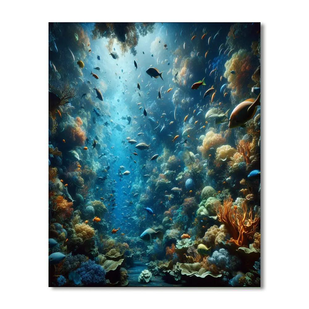 Mystic Undersea Odyssey DIY Paint By Numbers