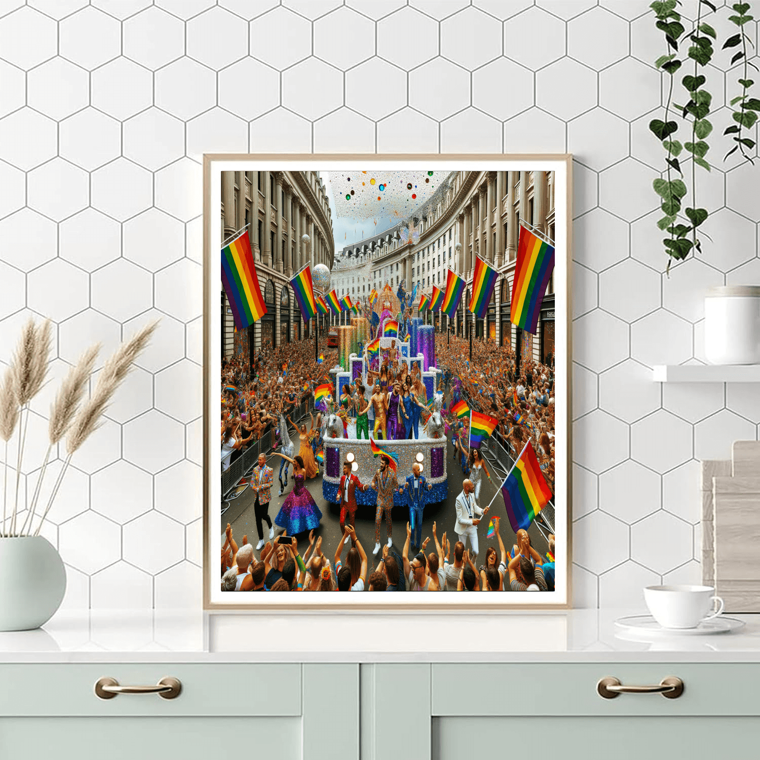 Sydney Gay And Lesbian Mardi Gras Number Painting