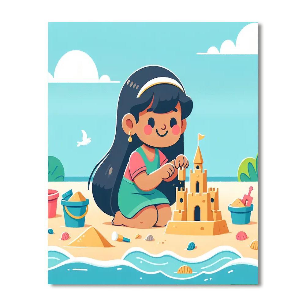 Seaside Castle Adventure Paint By Number