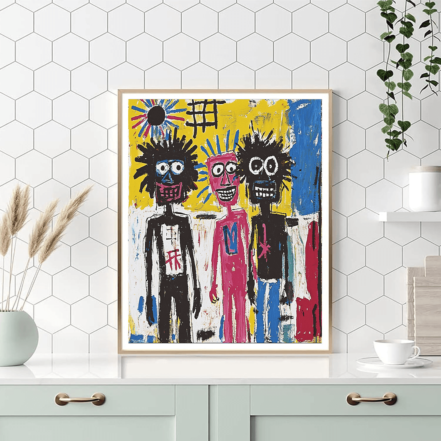 Basquiat Inspired Friends And Memories  Numbered Painting Kits
