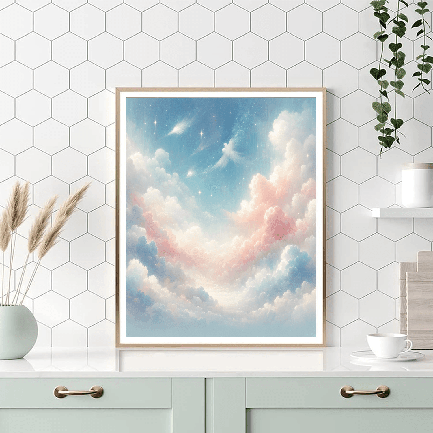 Whimsical Cloud Dreams Paint By Color