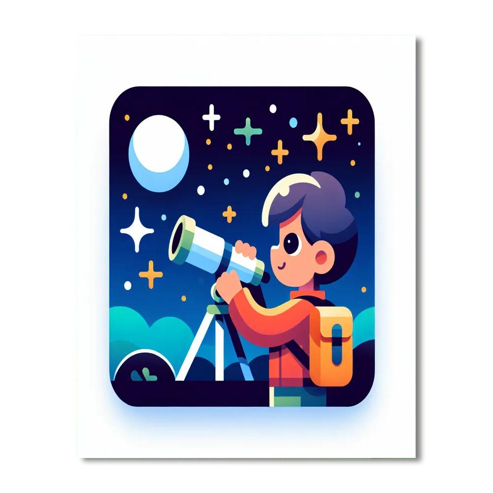Star Gazer’s Dream Painting By Numbers Kit