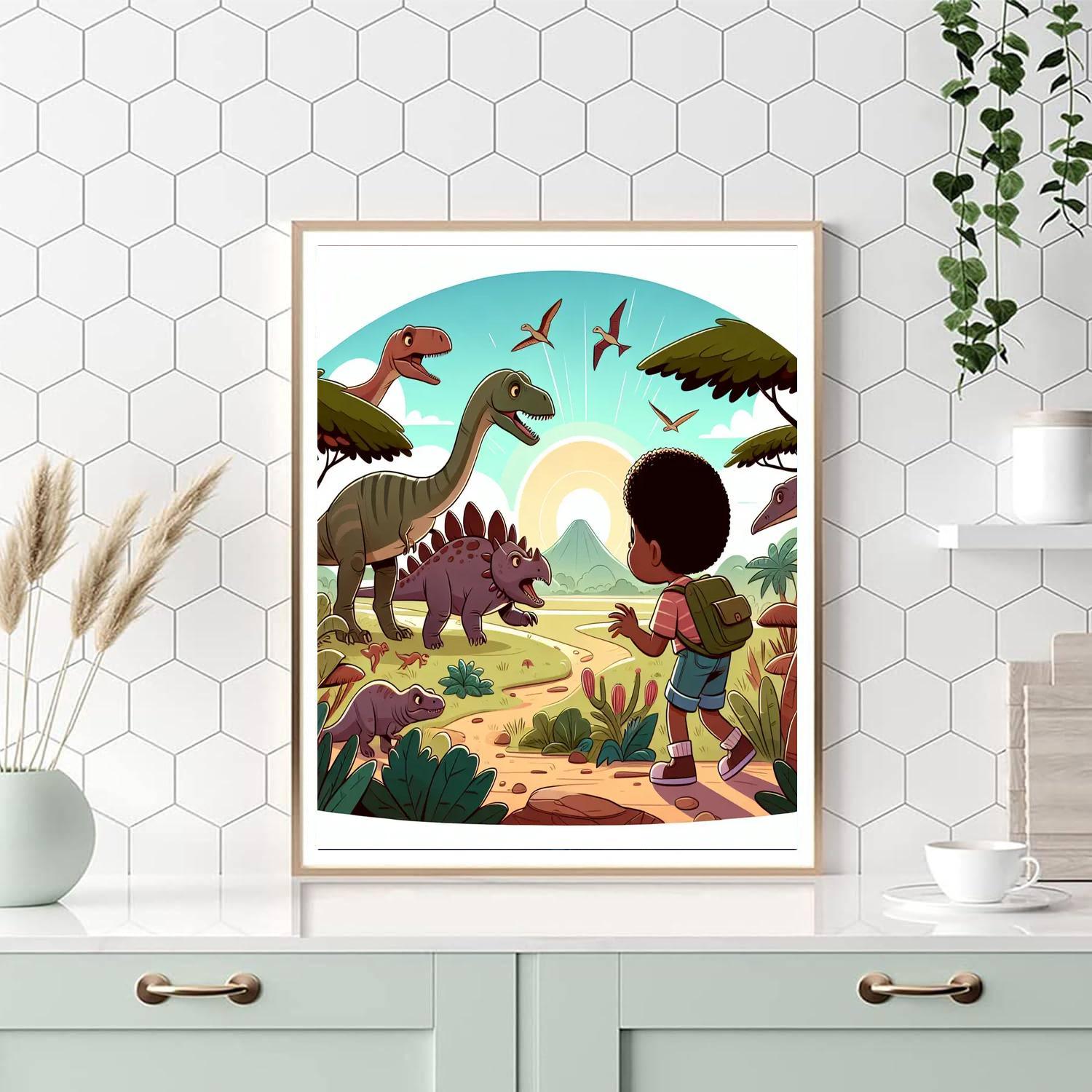 Dinosaur Expedition Journey Paint By Number