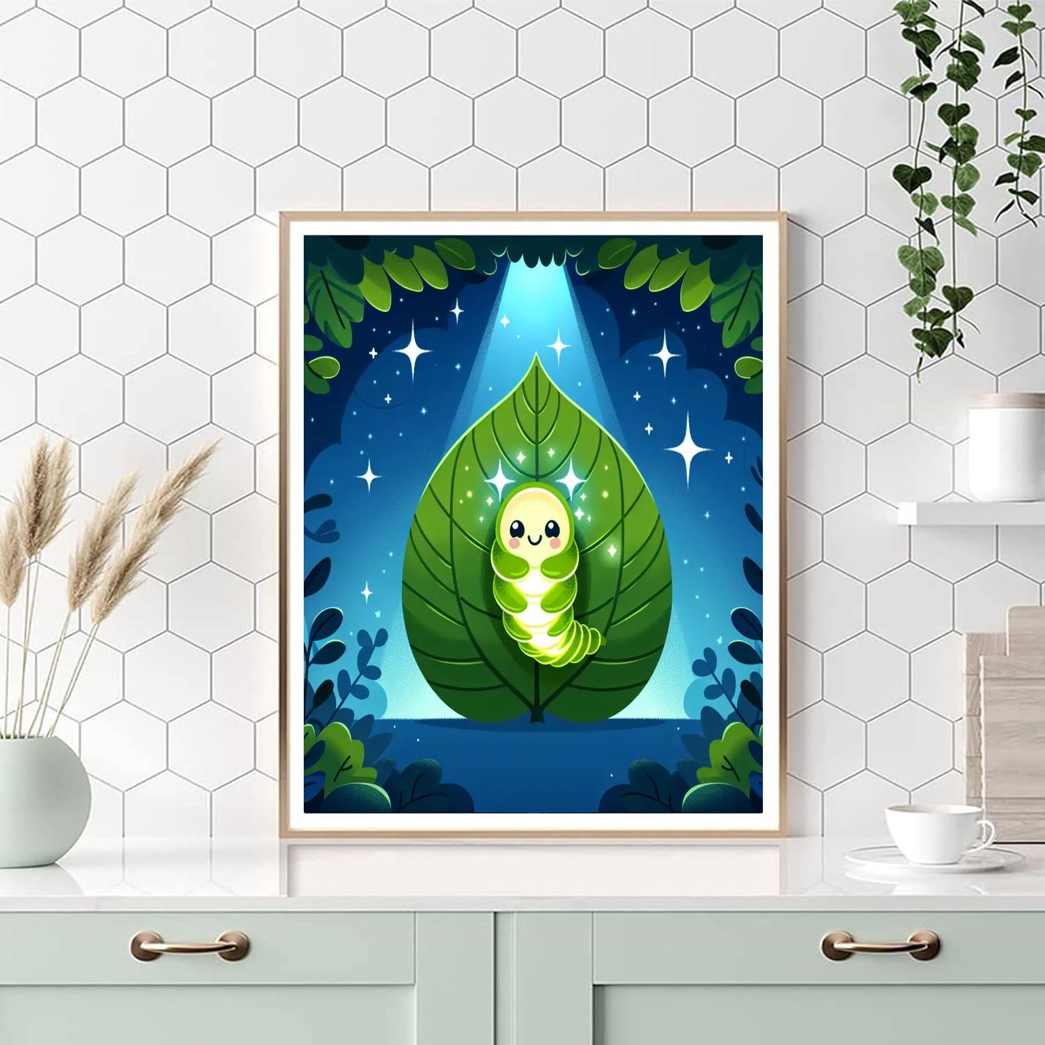 Glowing Glowworm Paint By Color