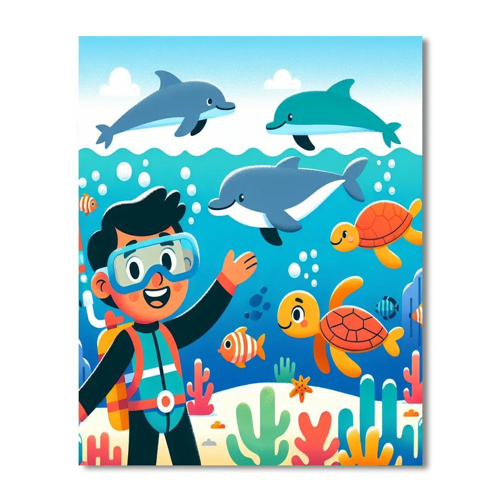 Oceanic Explorer Adventure Numbered Painting Kits