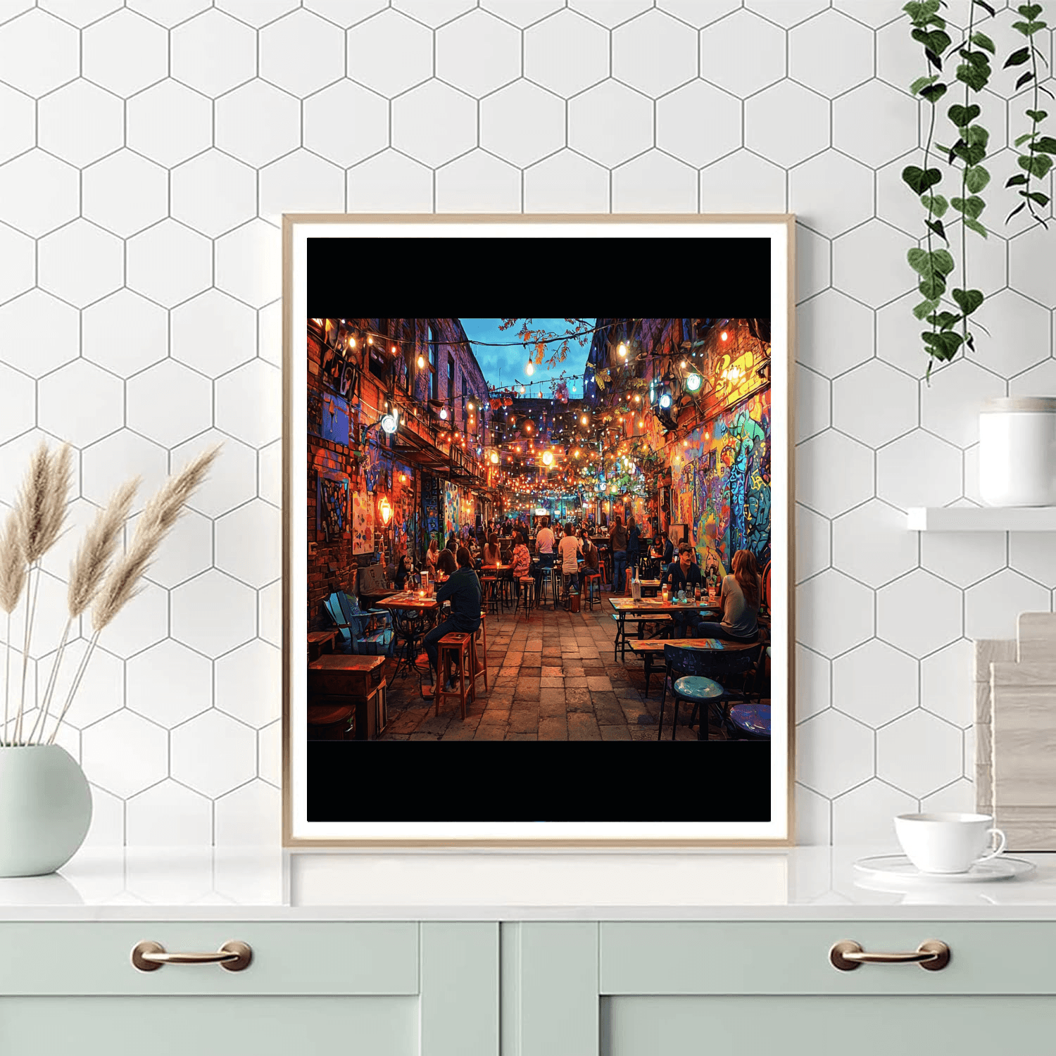 Budapest Ruin Bars Numbered Painting Kits