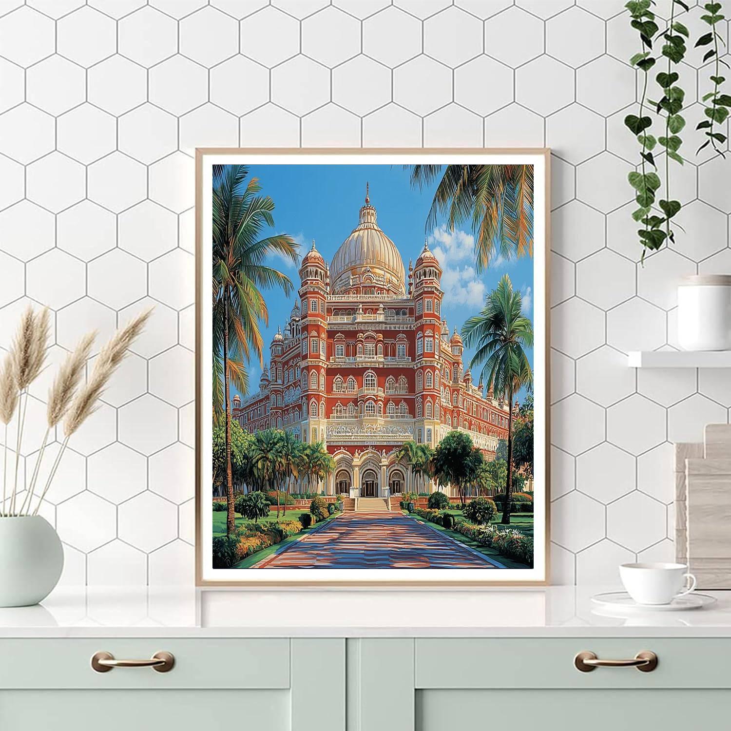 Taj Mahal Palace - Mumbai Numbered Painting Kits