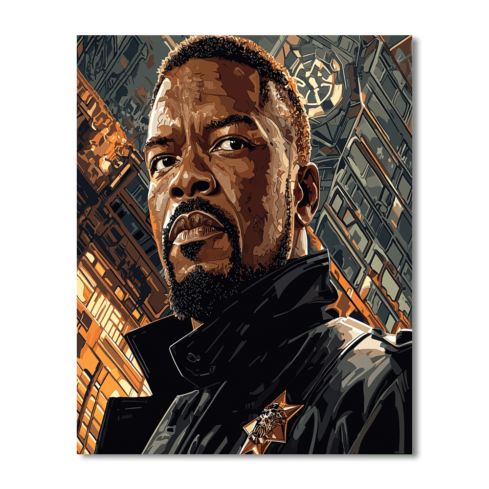 Samuel L. Jackson: The Commanding Fury Of Cinema Paint By Color