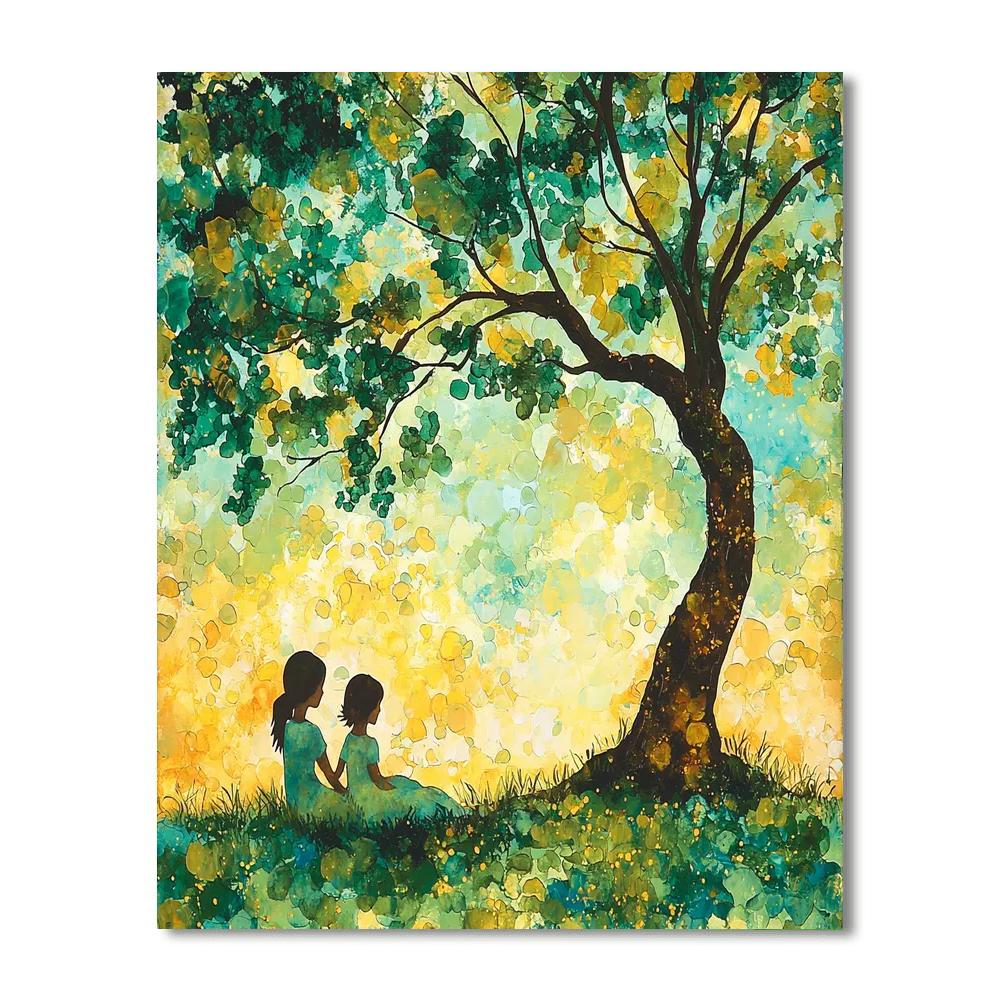 Beneath Summer Skies Number Painting