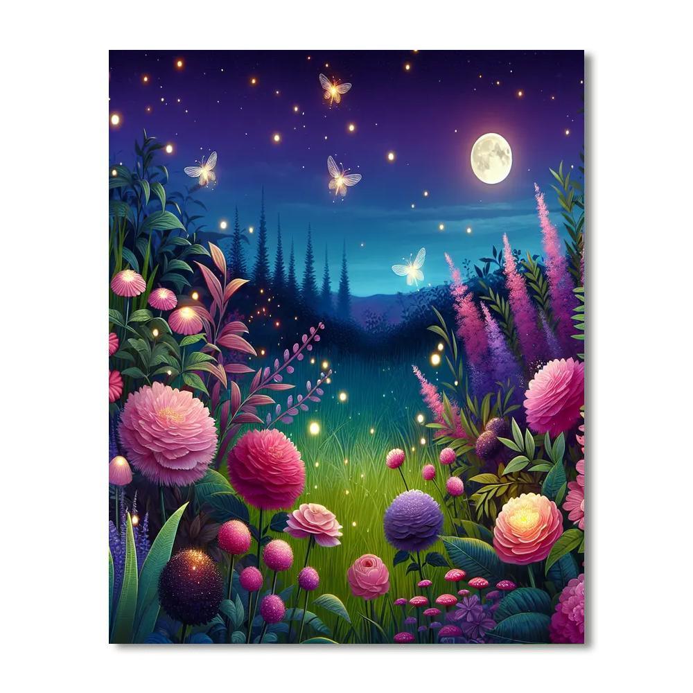 Mystical Garden Of Dreams Painting By Numbers Kit