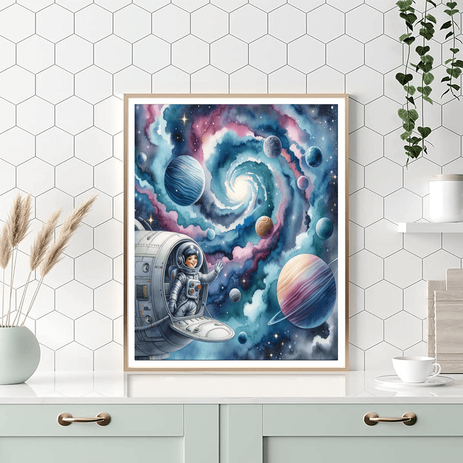 Galactic Explorers - DIY Painting By Numbers Kit