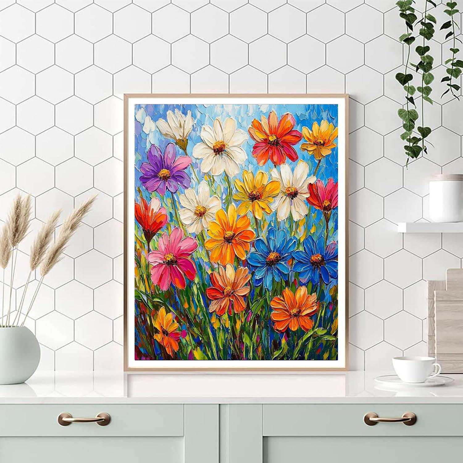 Claude Monet Inspired Joyful Blooming  Paint By Numbers Kits