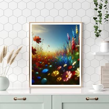 Wildflower Meadow Joy Numbered Painting Kits