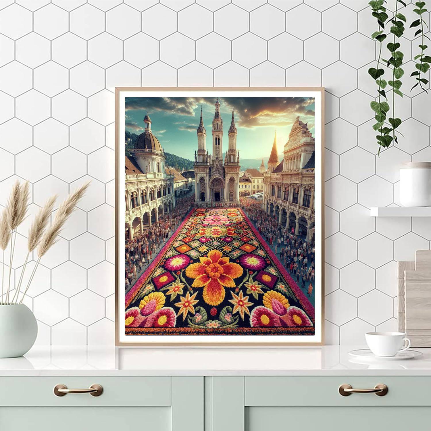 The Flower Carpet - Brussels DIY Paint By Numbers