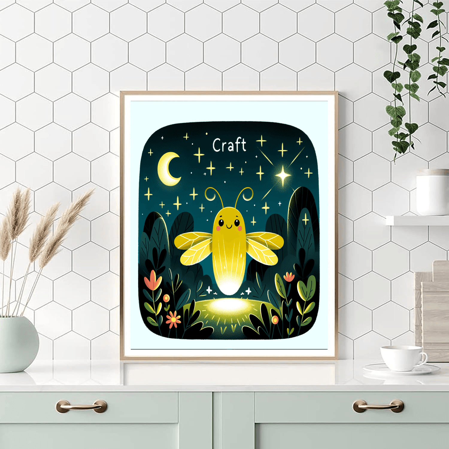 Dazzling Firefly Number Painting