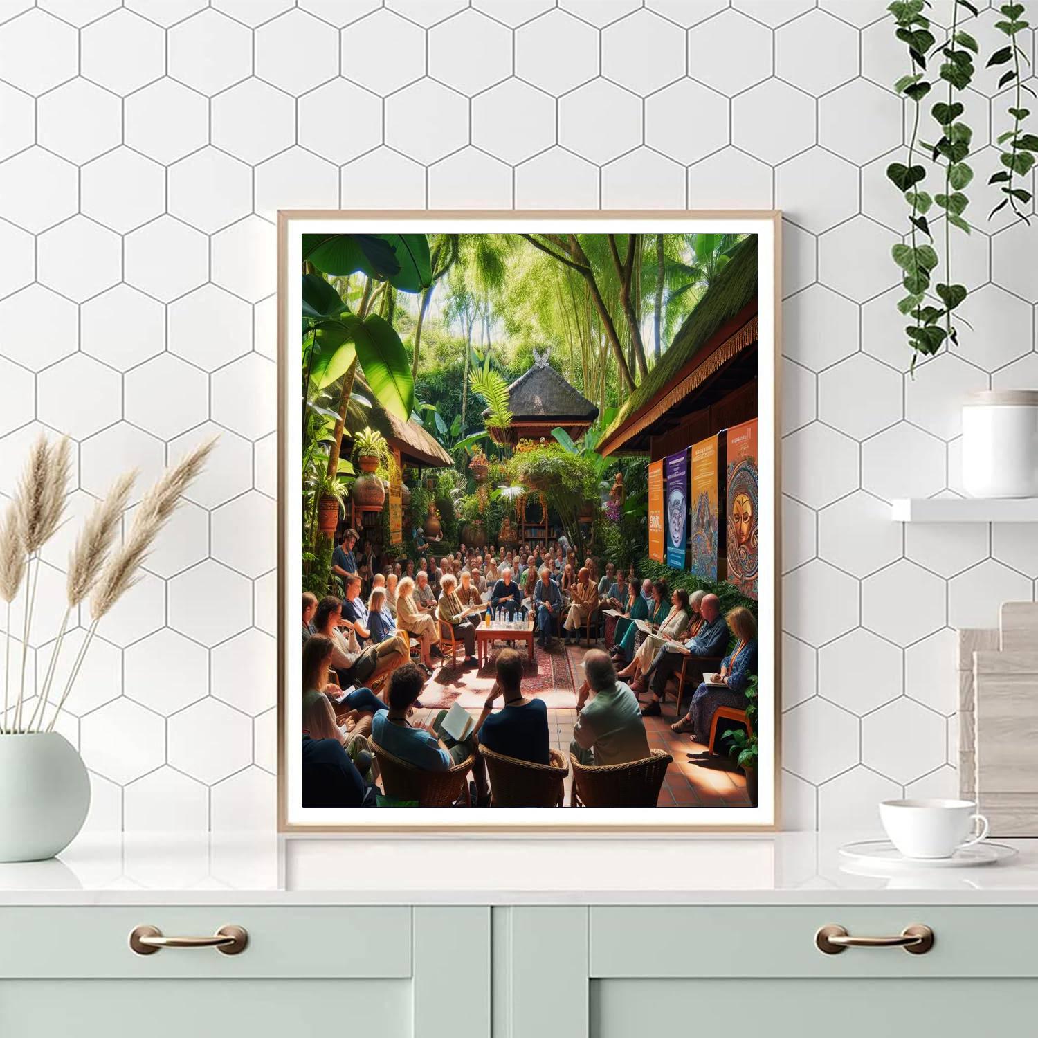 Ubud Writers And Readers Festival Paint By Numbers Art