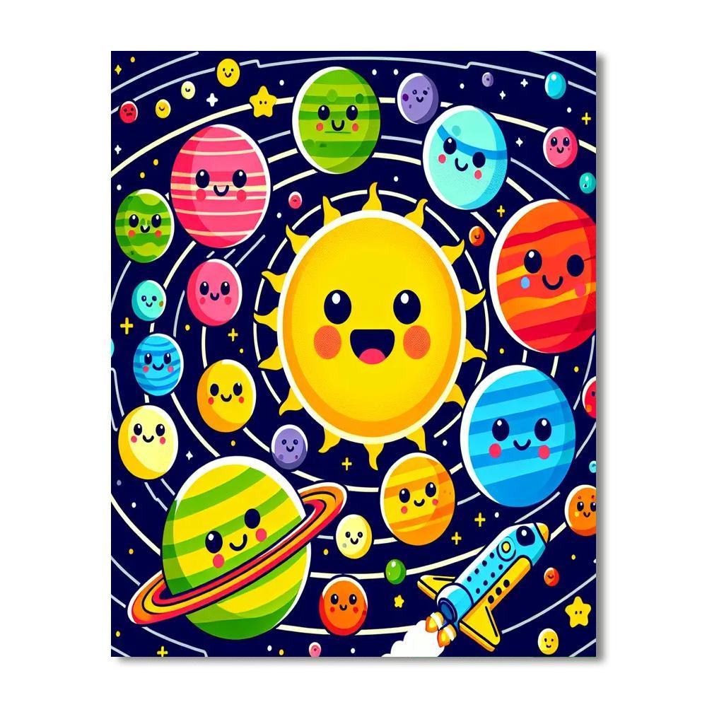 Solar System Safari Paint By Numbers Kits