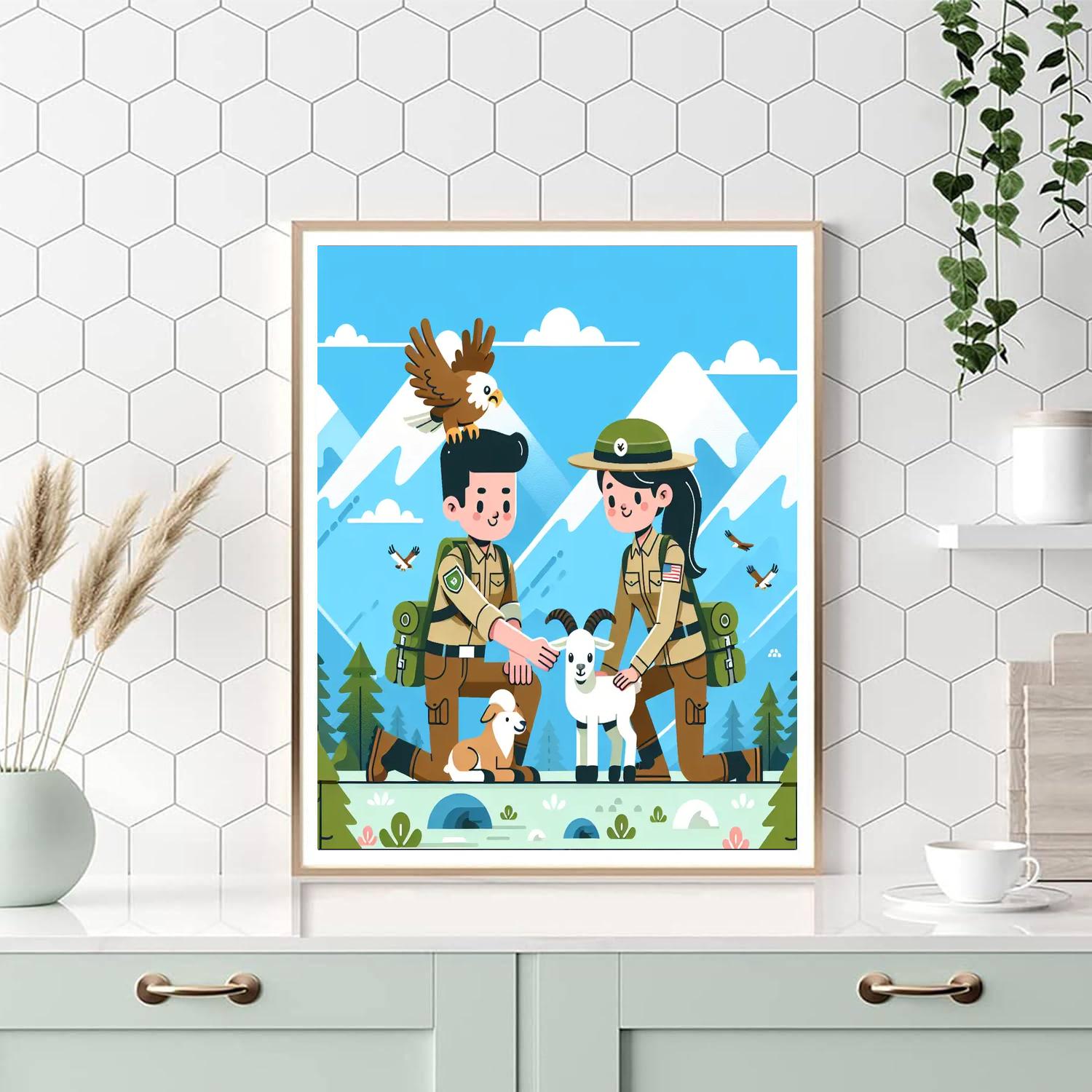 Mountain Rescue Rangers Paint By Numbers Art