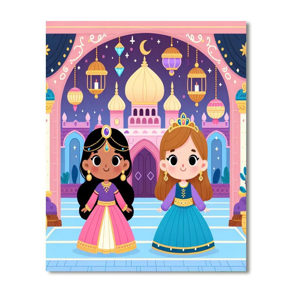 Princess's Enchanted Ball Paint By Numbers Kits