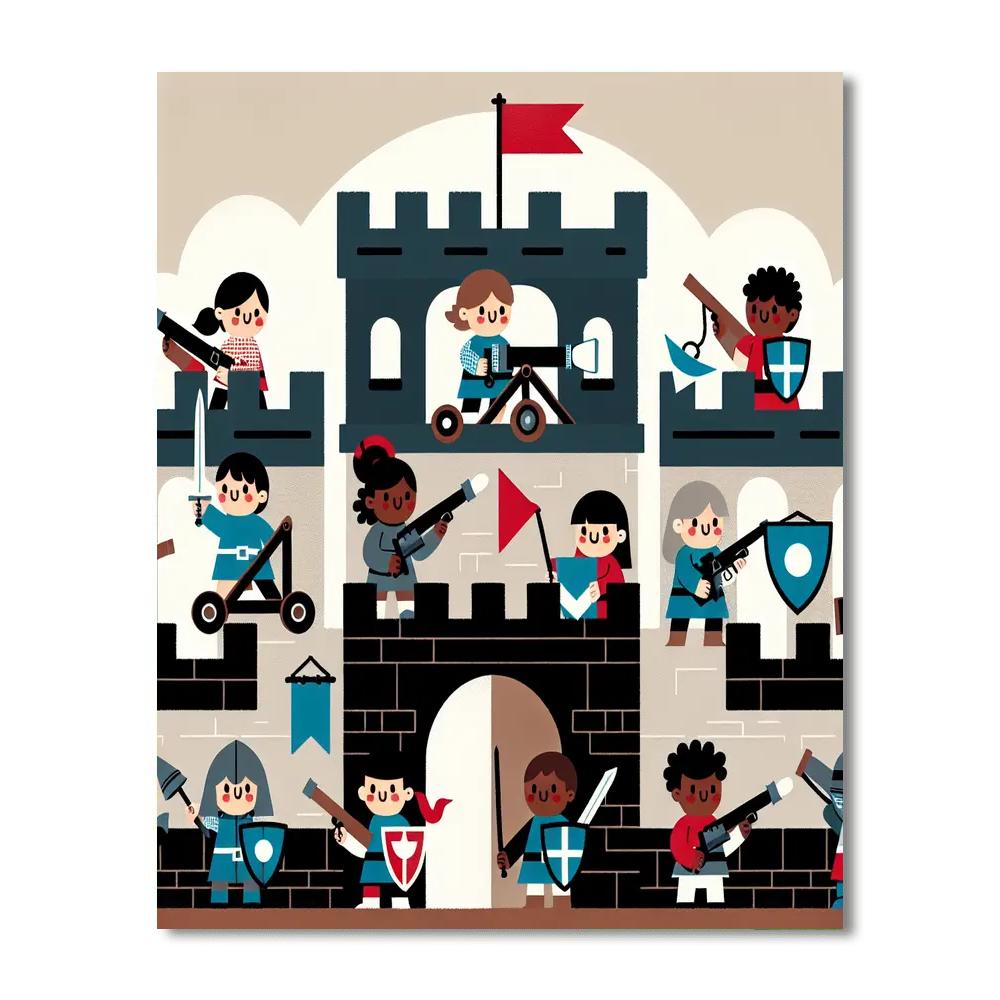 Castle Siege Simulator Paint By Number