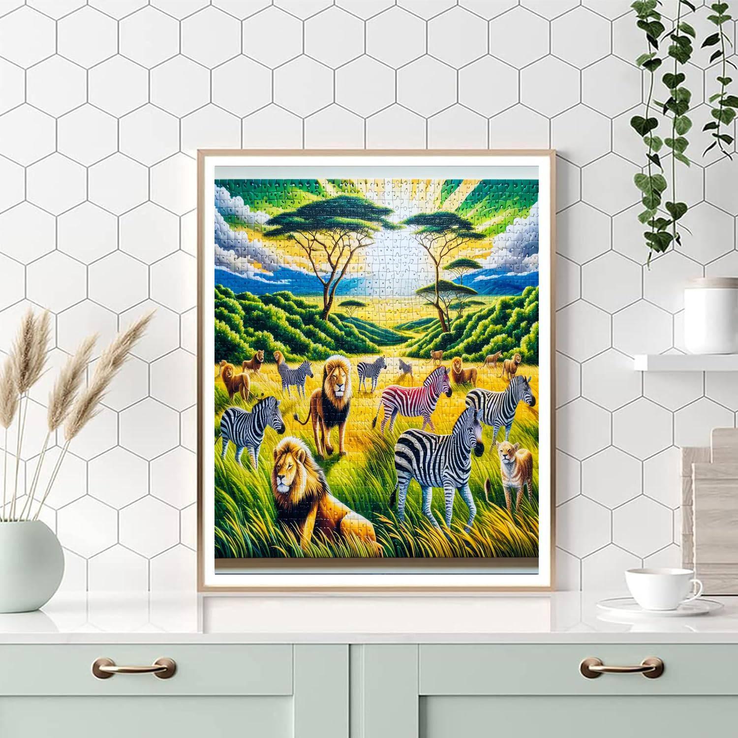 Safari Adventure Puzzle Paint By Number