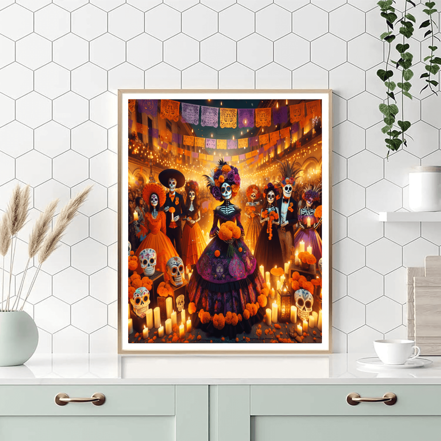 Día De Los Muertos Paint By Number