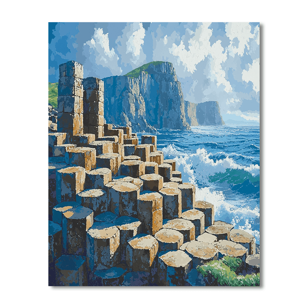 Giants Causeway - County Antrim Painting Number Kit