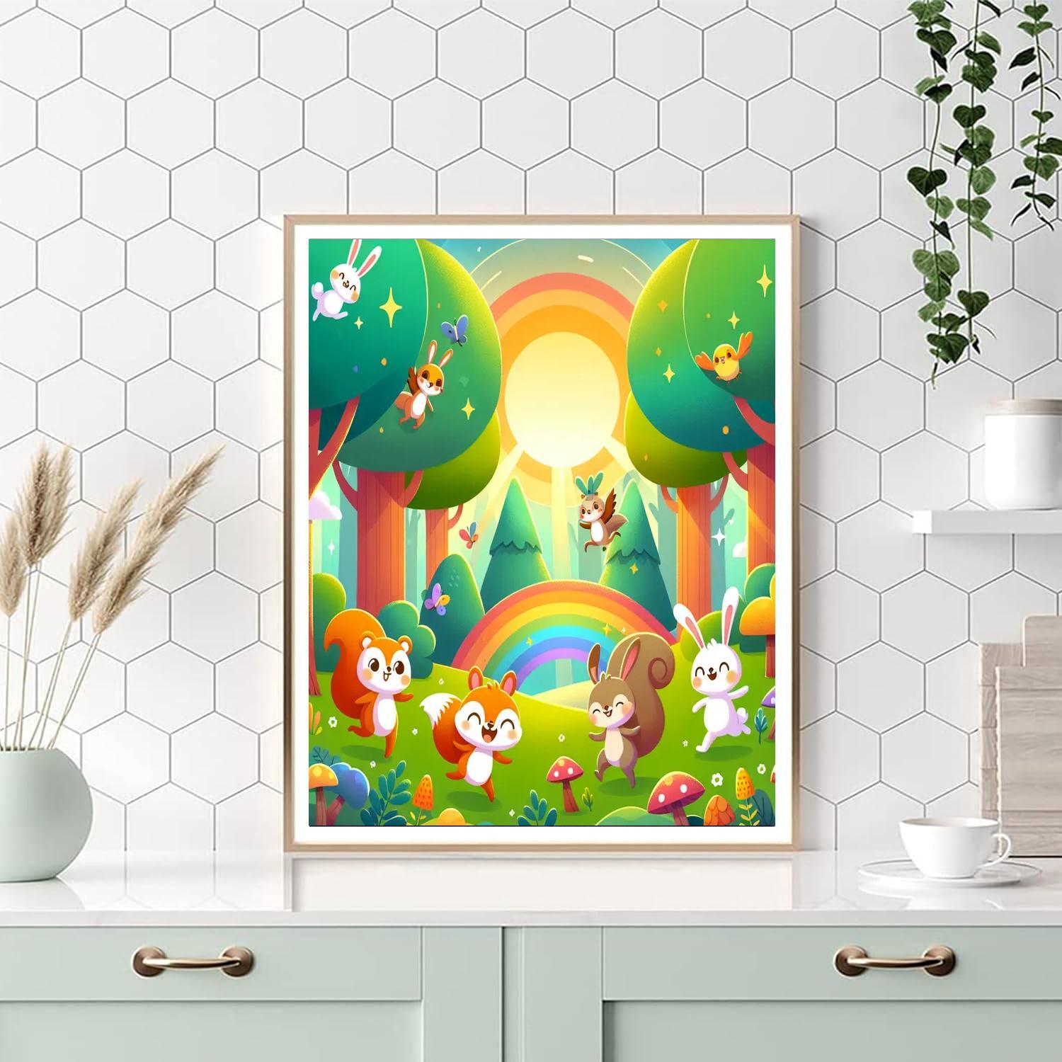 Fantasy Forest Frolic Paint By Color