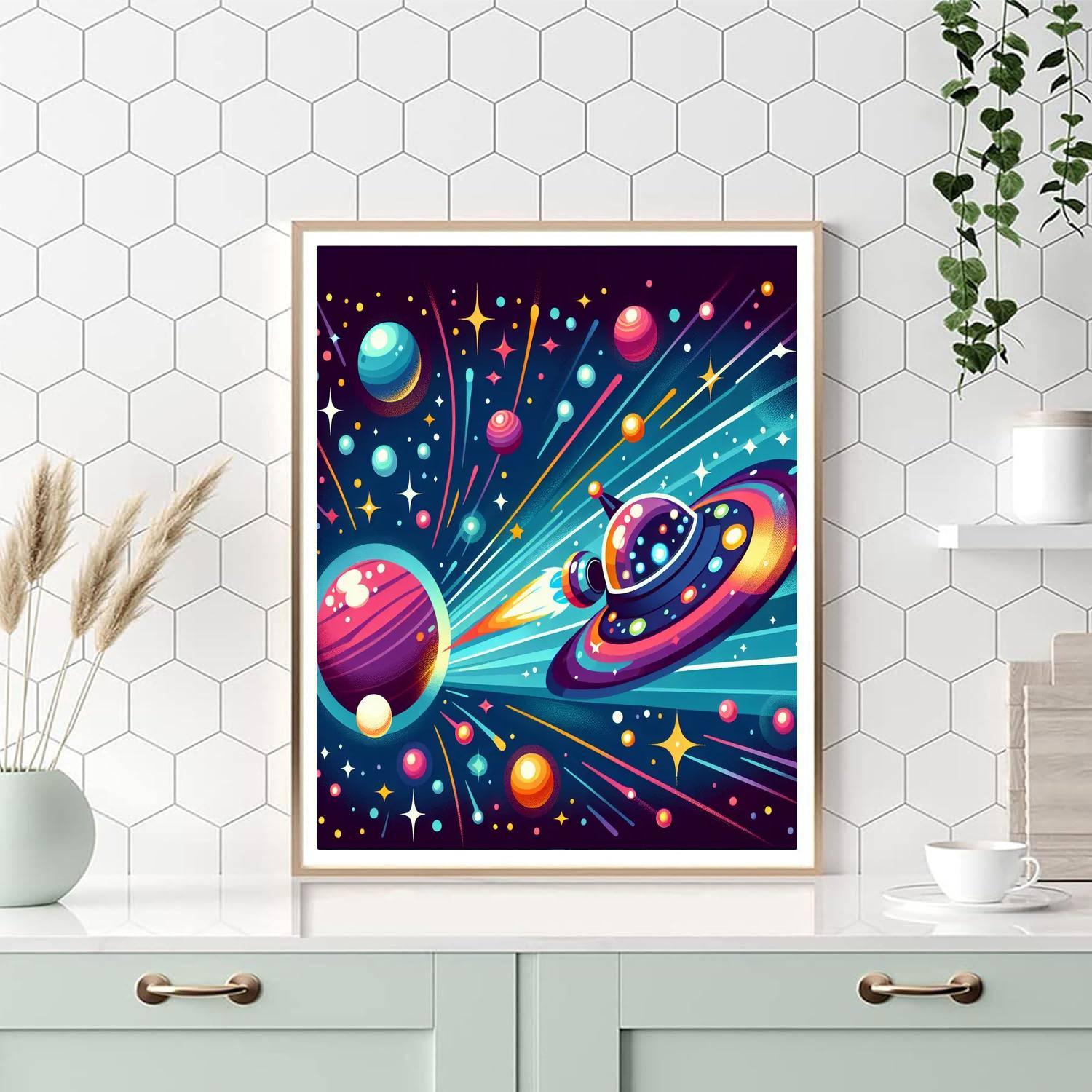 Galactic Dreamers Paint By Numbers Kits