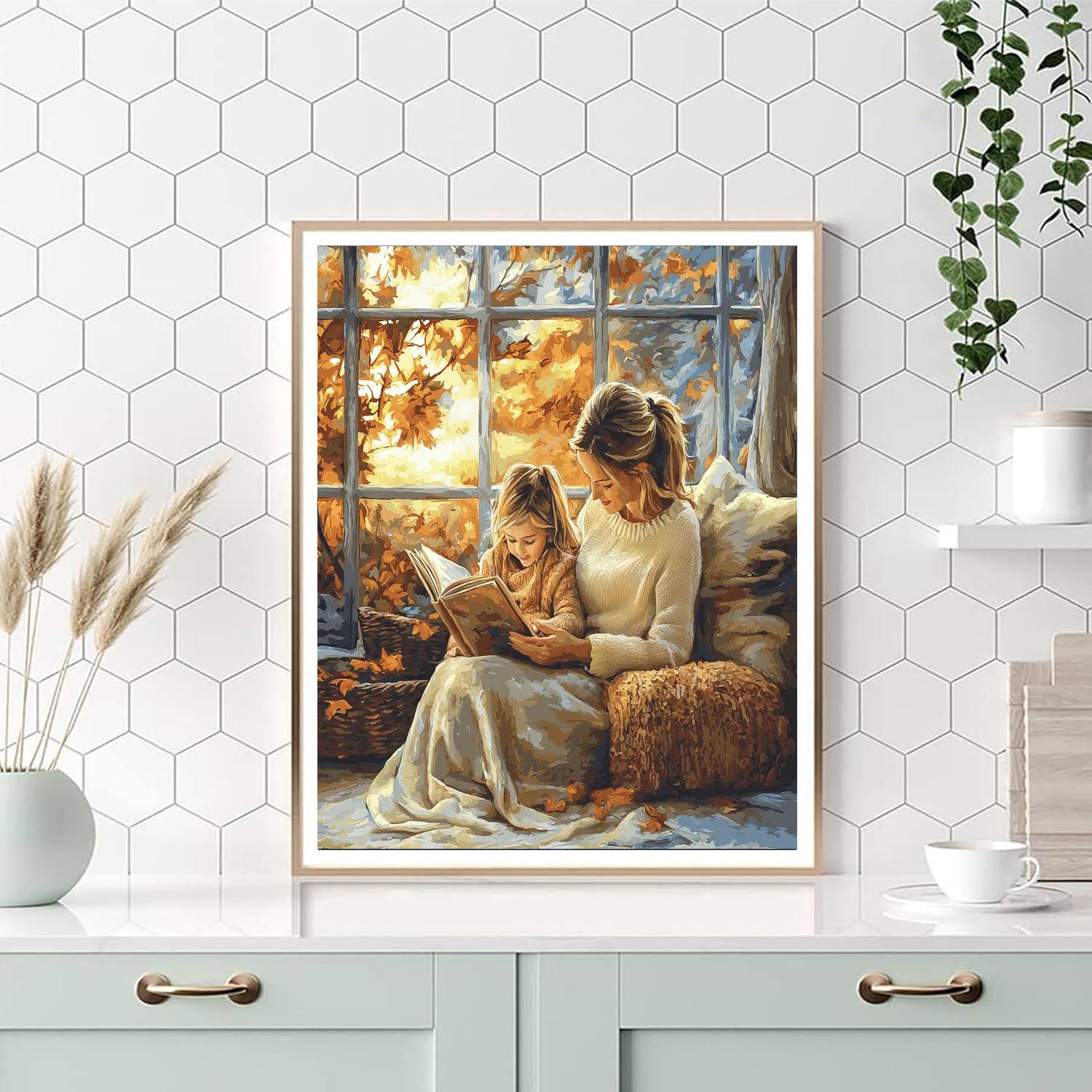 The Comfort Of A Mother's Love Painting Number Kit