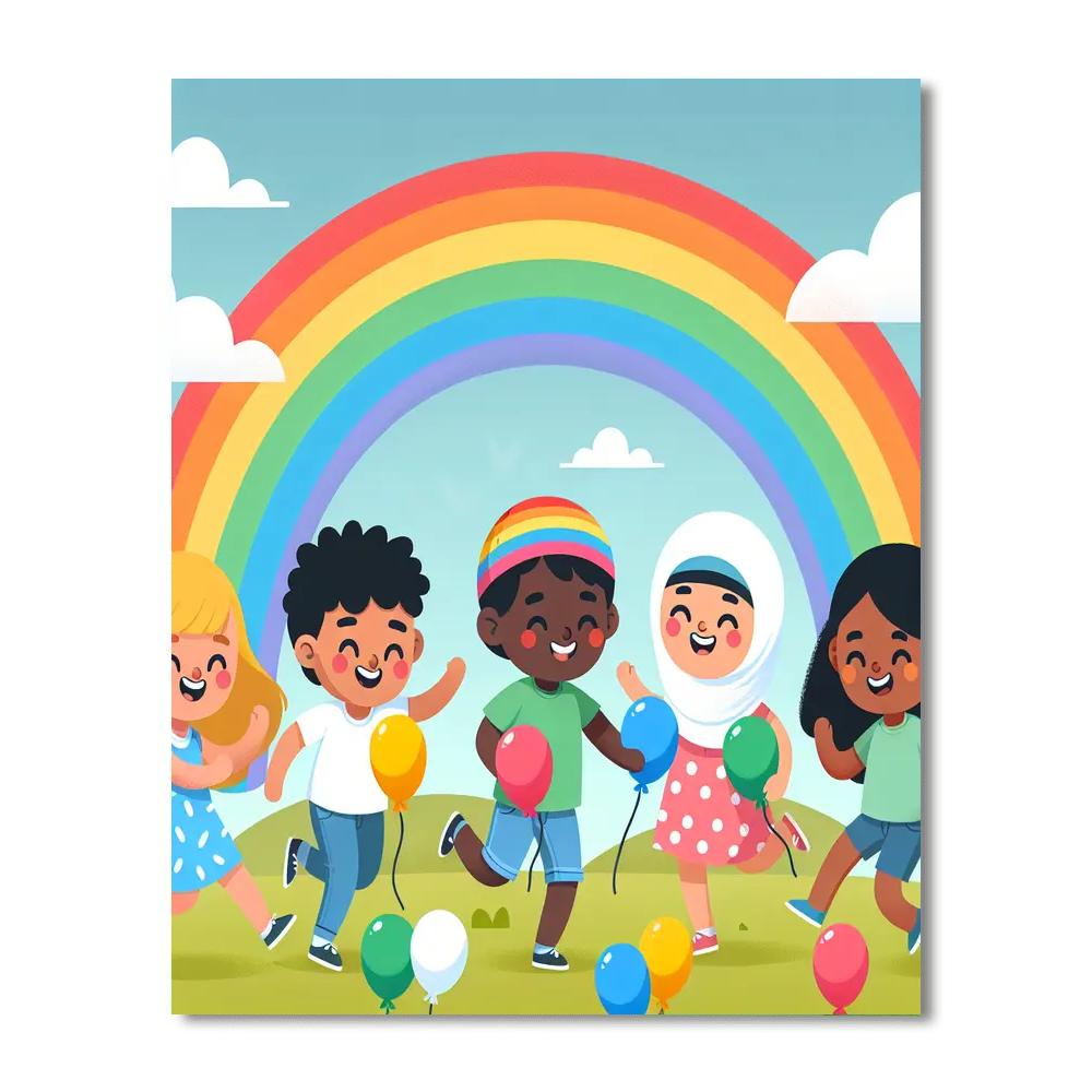 Rainbow Magic Party Paint By Numbers