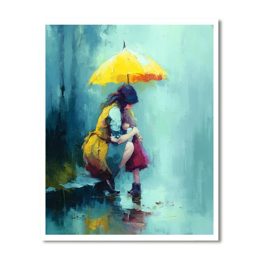 Under The Rain Of Love Paint By Color