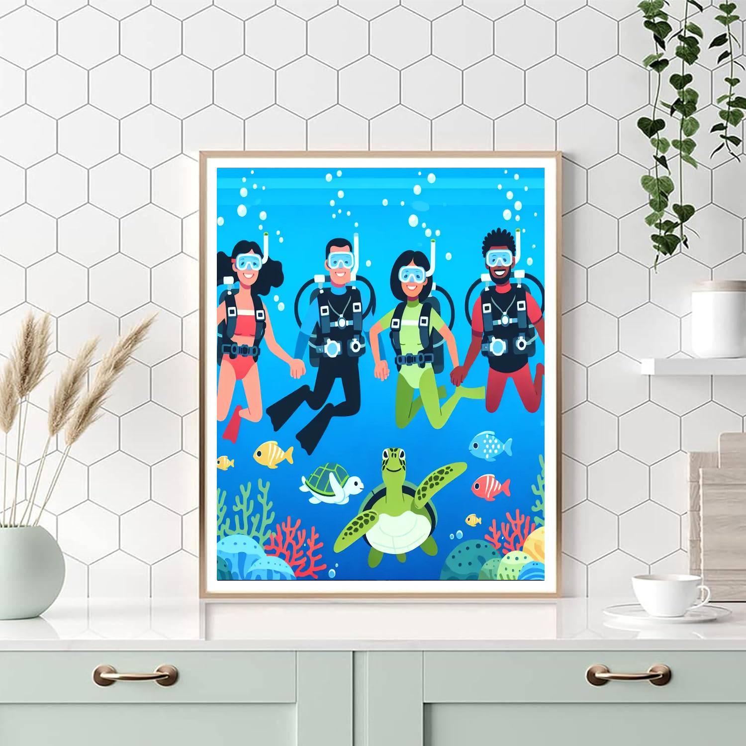 Ocean Adventurers Paint By Numbers