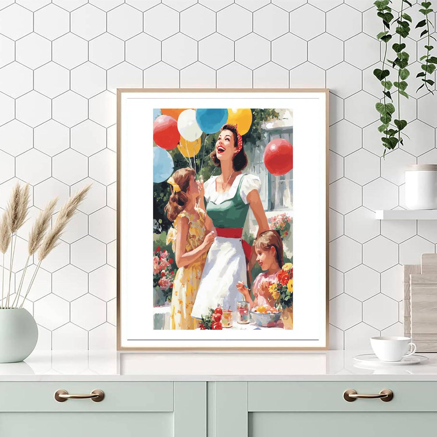 Celebrating Mom's Love Paint By Numbers Kits